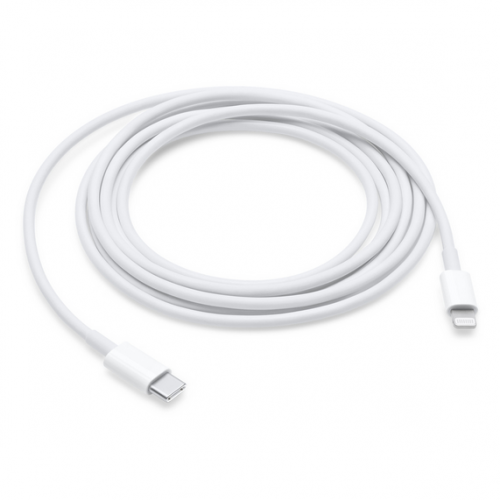 Cablu de date Apple MW2R3ZM/A, USB-C male - Lightning, 2m, White