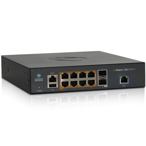 Switch Cambium Networks cnMatrix EX2010-P, 8 porturi, PoE+