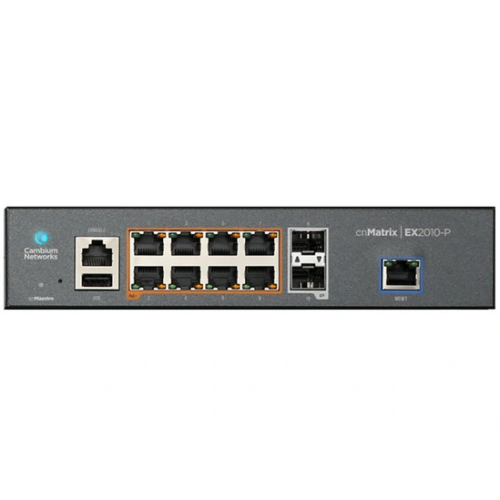 Switch Cambium Networks cnMatrix EX2010-P, 8 porturi, PoE+