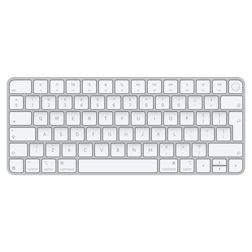 Tastatura Wireless Apple Magic 2024  with Touch ID, Bluetooth, Layout INT, Silver-White