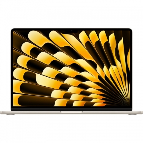 Laptop Apple MacBook Air 15 with Liquid Retina (2024), Apple M3 Octa Core, 15.3inch, RAM 16GB, SSD 512GB, Apple M3 10 Core Graphics, RO KB, macOS, Starlight