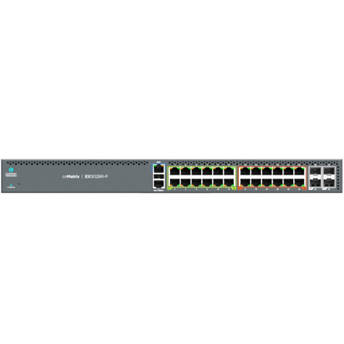 Switch Cambium Networks cnMatrix EX3028R-P, 24 porturi (12 PoE+, 12 PoE++)