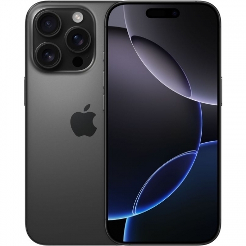 Telefon Mobil Apple iPhone 16 Pro, Dual SIM Hybrid, 256GB, 8GB RAM, 5G, Black Titanium