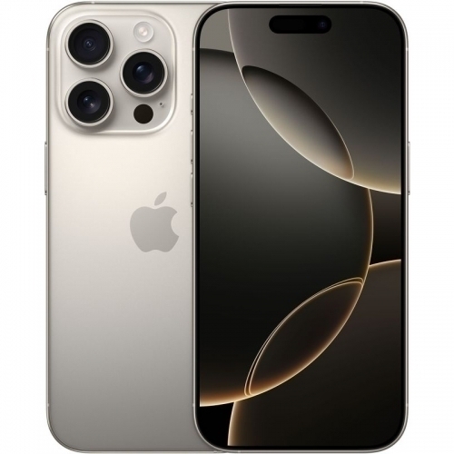 Telefon Mobil Apple iPhone 16 Pro, Dual SIM Hybrid, 1TB, 8GB RAM, 5G, Natural Titanium
