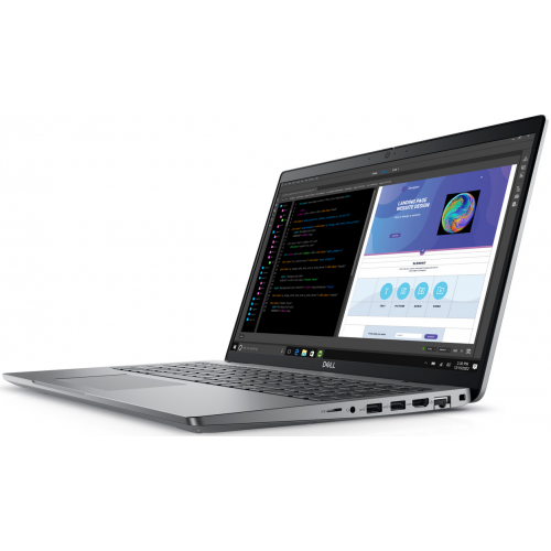 Laptop Dell Precision 3580, Intel Core i7-1360P, 15.6inch, RAM 16GB, SSD 512GB, nVidia RTX A500 4GB, Windows 11 Pro, Titan Grey