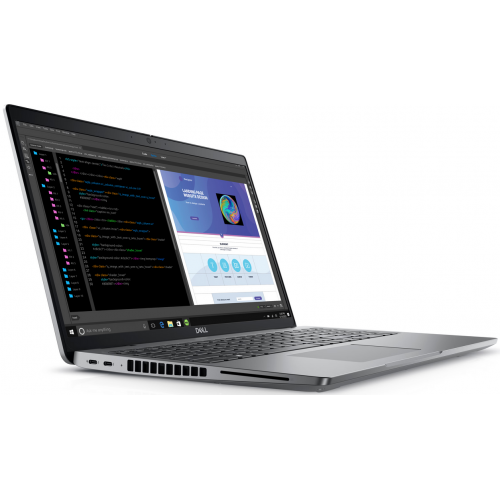 Laptop Dell Precision 3580, Intel Core i7-1360P, 15.6inch, RAM 16GB, SSD 512GB, nVidia RTX A500 4GB, Windows 11 Pro, Titan Grey