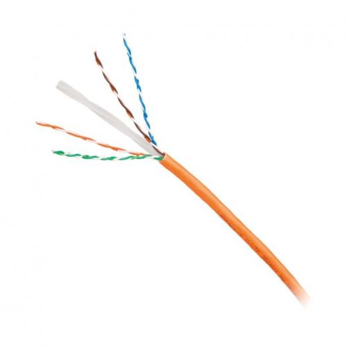 Cablu de date Nexans N100.605-OD, U/UTP, Cat6, 1m, Orange