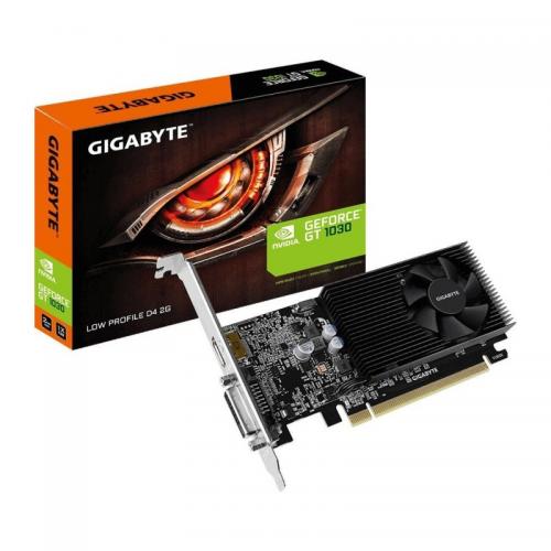 Placa video GIGABYTE nVidia GeForce GT 1030 Low Profile D4 2GB, GDDR4, 64bit