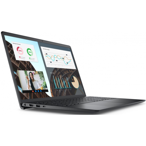 Laptop Dell Vostro 3530, Intel Core i5-1335U, 15.6inch, RAM 8GB, SSD 512GB, Intel Iris Xe Graphics, Windows 11 Pro, Carbon Black