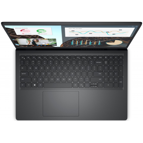 Laptop Dell Vostro 3530, Intel Core i5-1335U, 15.6inch, RAM 8GB, SSD 512GB, Intel Iris Xe Graphics, Windows 11 Pro, Carbon Black