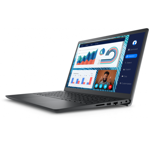 Laptop Dell Vostro 3420, Intel Core i5-1135G7, 14inch, RAM 8GB, SSD 512GB, Intel Iris Xe Graphics, Windows 11 Pro, Carbon Black