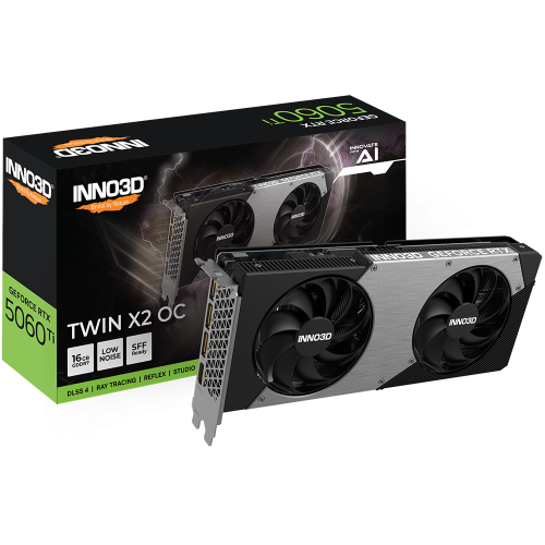 Placa video INNO3D nVidia GeForce RTX 5060 Ti TWIN X2 OC 16GB, GDDR7, 128 bit