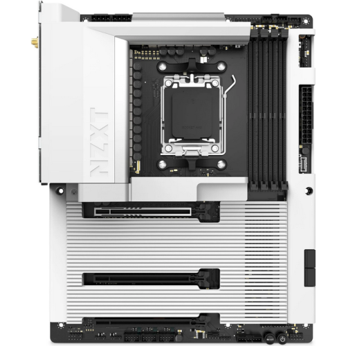 Placa de baza NZXT N7 B850 White, AMD B850, Socket AM5, ATX