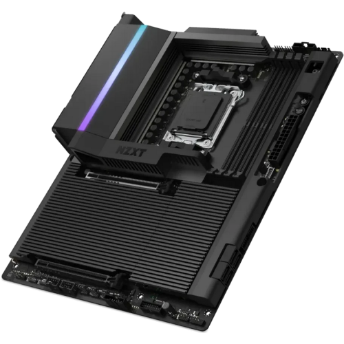 Placa de baza NZXT N9 X870E Black, AMD X870E, Socket AM5, ATX