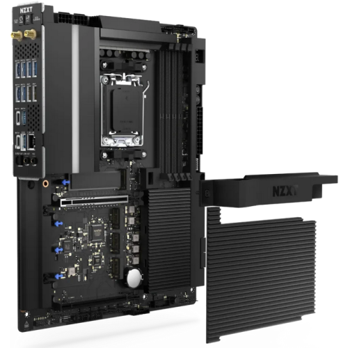 Placa de baza NZXT N9 X870E Black, AMD X870E, Socket AM5, ATX