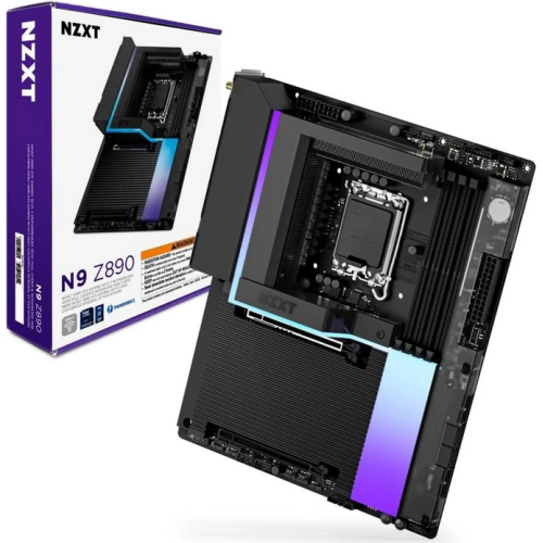Placa de baza NZXT N9 Z890 Black, Intel Z890, Socket 1851, ATX