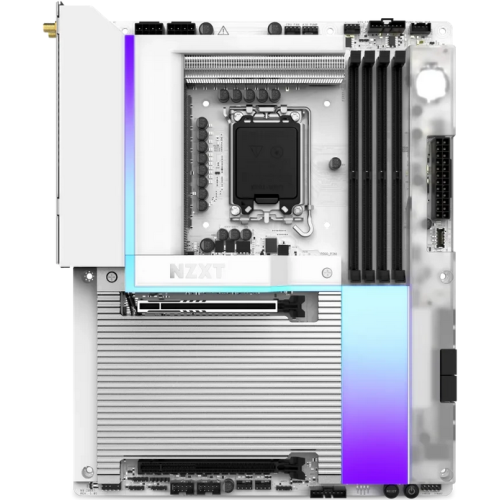 Placa de baza NZXT N9 Z890 White, Intel Z890, Socket 1851, ATX