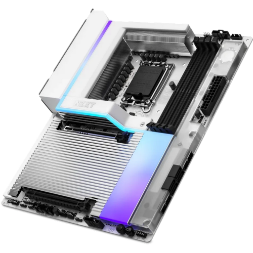 Placa de baza NZXT N9 Z890 White, Intel Z890, Socket 1851, ATX