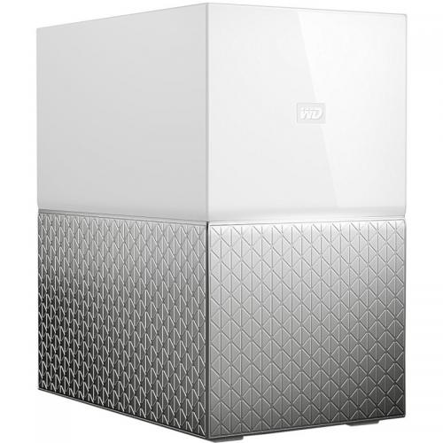 NAS WD, 1 Bay, 20TB, My Cloud Home Duo, Gigabit Ethernet, USB 3.0, alb