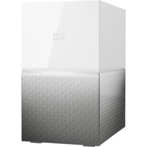 NAS WD, 2 Bay, 4TB, My Cloud Home Duo, Gigabit Ethernet, USB 3.0 expansion port (x2), Dual-drive storage, Password protection,