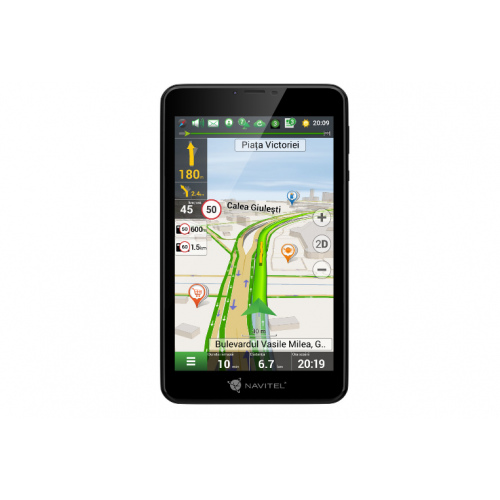 Navigator GPS Navitel T757 GPS, ARM Cortex-A53 Quad Core, 7inch, 16GB, Wi-Fi, BT, 4G, Android 8.1, Black