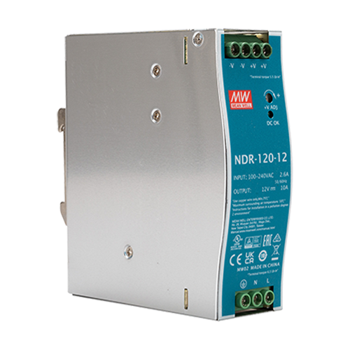 Sursa de alimentare Mean Well NNDR-120-12, 12V, 10A, 120W, sina DIN