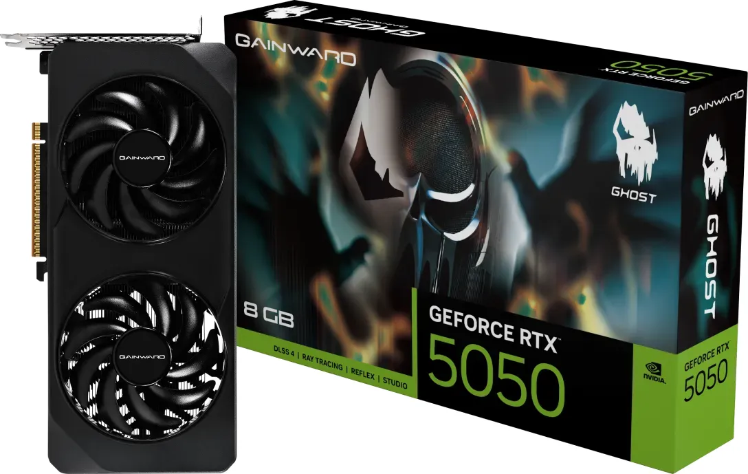Placa video Gainward nVidia GeForce RTX 5050 Ghost 8GB, GDDR6, 128 bit