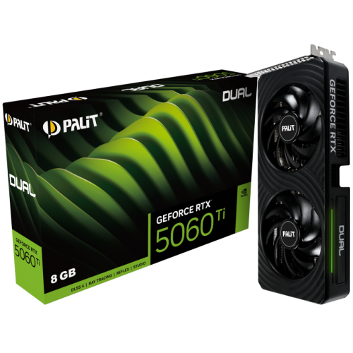 Placa video Palit nVidia GeForce RTX 5060 Ti DUAL 8GB, GDDR7, 128 bit