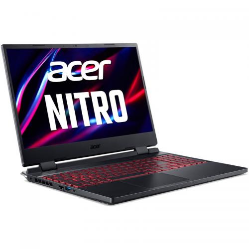 Laptop Acer Nitro 5 AN515-58, Intel Core i7-12700H, 15.6inch, RAM 16GB, SSD 512GB, nVidia GeForce RTX 3050 4GB, No OS, Obsidian Black