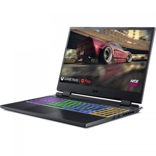 Laptop Acer Nitro 5 AN515-46, AMD Ryzen 7 6800H, 15.6inch, RAM 16GB, RAM 1TB, Nvidia GeForce RTX 3070 8GB, No OS, Obsidian Black