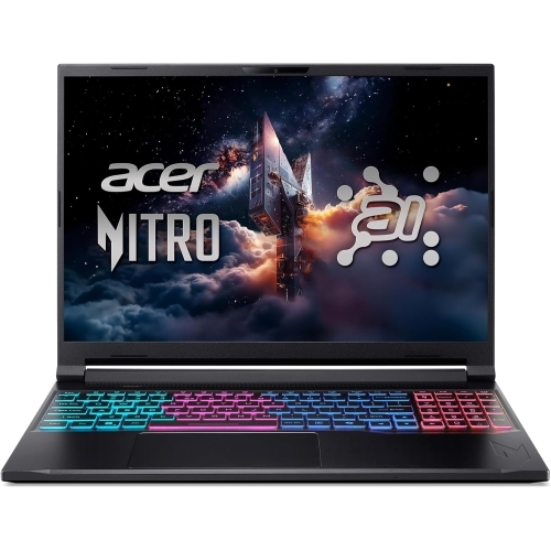 Laptop Acer Nitro V 16S AI ANV16S-41-R7QH, AMD Ryzen 7 260, 16 inch, RAM 16GB, SSD 1TB, nVidia GeForce RTX 5060 8GB, No OS, Obsidian Black