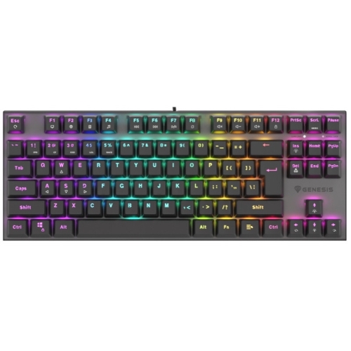 Tastatura Genesis Thor 303 TKL R, RGB LED, USB, Black