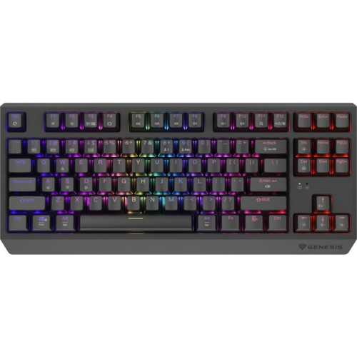 Tastatura Genesis Thor 230 TKL R, RGB LED, USB, Black
