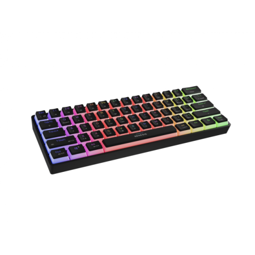 Tastatura Genesis Thor 660 G2 60% B, RGB LED, USB/USB Wireless/Bluetooth, Black