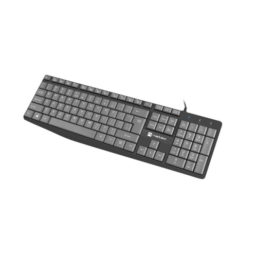 Tastatura Natec by Genesis NAUTILUS, USB, Black-Grey
