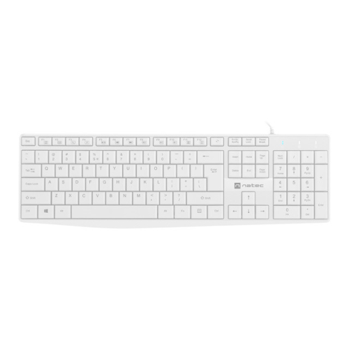 Tastatura Natec by Genesis NAUTILUS, USB, White