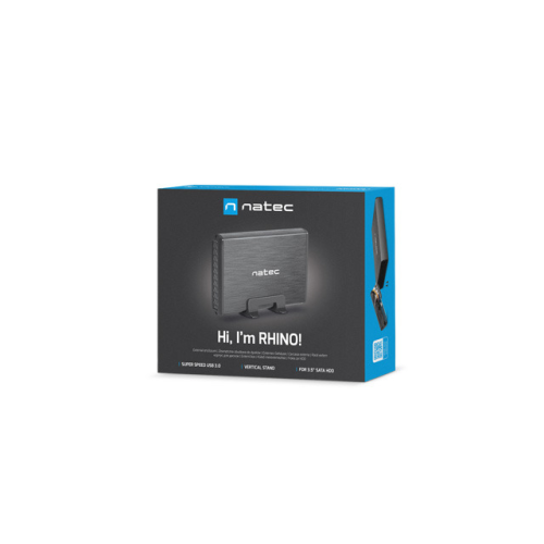 Rack HDD Natec by Genesis RHINO, USB 3.0, SATA3, 3.5 inch, Black