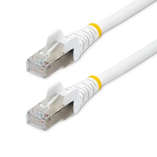 Patchcord Startech NLWH-1M-CAT6A-PATCH, S/FTP, CAT6a, 1m, White
