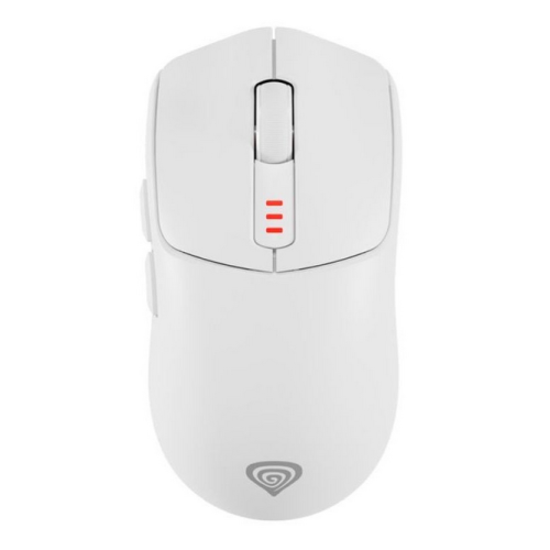 Mouse Optic Genesis Zircon 500, USB/USB Wireless/Bluetooth, White