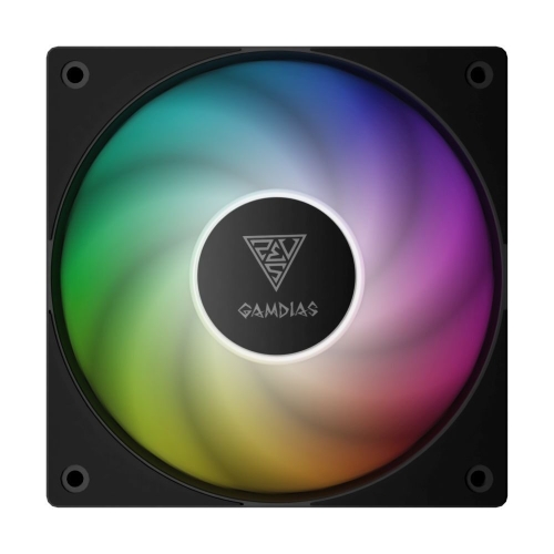 Ventilator Gamdias Notus M1-1201, ARGB LED, 120 mm, Black