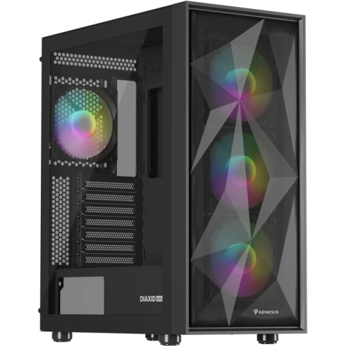 Carcasa Genesis Diaxid 605 ARGB Black, Fara sursa