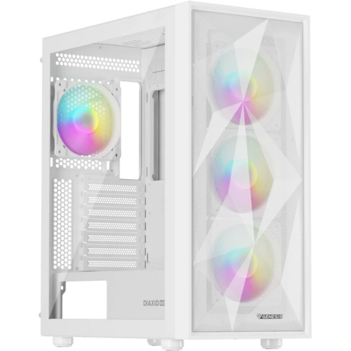 Carcasa Genesis Diaxid 605 ARGB White, Fara sursa