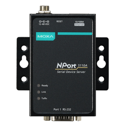 Convertor Media Moxa NPORT 5110A/EU 100 Mbps, RS232 - RJ45