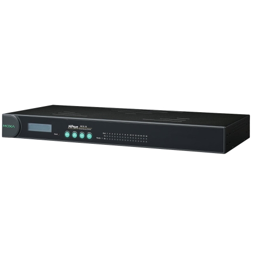 Convertor Media Moxa NPORT 5610-16/EU 100 Mbps, RS232 - RJ45