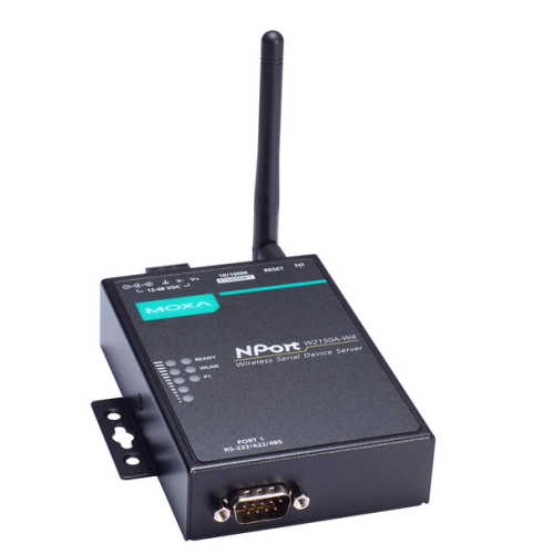 Convertor Media Moxa NPORT W2150A-W4-T-EU 100 Mbps, RS232/422/485 - Wireless LAN