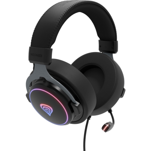 Casti cu microfon Genesis Neon 764, USB, Black