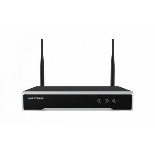 NVR 8 canale IP Hikvision DS-7108NI-K1/W/M(C), 4MP, WIFI, rezolutie:4 MP/3 MP/1080p/UXGA /720p/VGA/4CIF/DCIF/ 2CIF/CIF/QCIF, Incoming/Outgoing bandwidth: 50/40 Mbps,decoding:4-ch@1080p (25 fps), 4- ch@4 MP (12 fps), compresie:H.265+/H.265/ H.264+/H.264, s