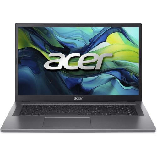 Laptop Acer Aspire Go 17 AG17-31P, Intel Core 3 N355, 17.3 inch, RAM 16 GB, SSD 512 GB, Intel Graphics, No OS, Steel Gray