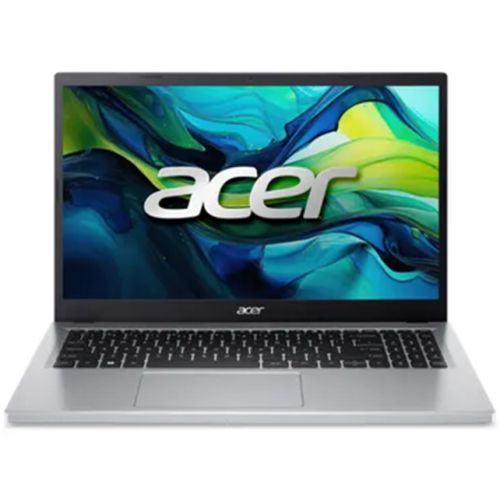 Laptop Acer Aspire Go 15 AG15-71P-58WM, Intel Core i5-1334U, 15.6 inch, RAM 16GB, SSD 512GB, Intel Iris Xe Graphics, No OS, Pure Silver