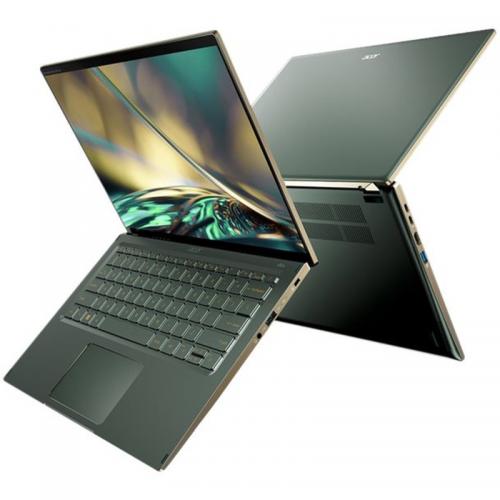 Laptop Acer Swift 5 SF514-56T, Intel Core i7-1260P, 14inch Touch, RAM 16GB, SSD 1TB, Intel Iris Xe Graphics, Windows 11, Mist Green